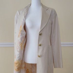 Banana Republic Raincoat Cream